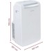 Кондиціонер мобільний Ariston 3381428 Mobis Plus 10 20м2 on/off 10000BTU 3.1кВт A/- R290 білий