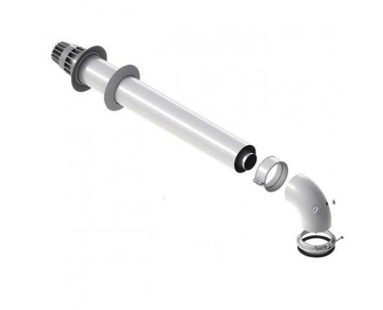 Комплект коаксіальний Bosch 7716050064 AZ 389 вертикальний, довжина 810 мм, діаметр 60/100 мм Комплект коаксіальний Bosch 7716050064 AZ 389 вертикальний, довжина 810 мм, діаметр 60/100 мм