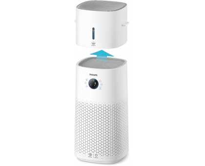 Климатический комплекс PHILIPS очист+увлажн. Series 3000, 130м2, 505м3/час, пульт ДУ, дисплей, Nano, НЕРА,предварит.,угольный фильтр, Wi-Fi, 6 режимов, белый Климатический комплекс PHILIPS очист+увлажн. Series 3000, 130м2, 505м3/час, пульт ДУ, дисплей, Nano, НЕРА,предварит.,угольный фильтр, Wi-Fi, 6 режимов, белый