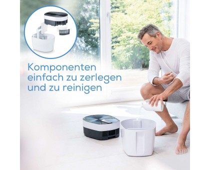 Очиститель воздуха Beurer MK_500 Maremed, 50м2, 150м3/час, дисплей, 2-грубой очистки+1 водяной, создание морского климата, белый Очиститель воздуха Beurer MK_500 Maremed, 50м2, 150м3/час, дисплей, 2-грубой очистки+1 водяной, создание морского климата, белый
