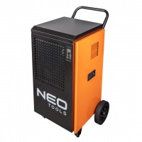 Осушитель воздуха промышленный Neo Tools 90-161 70л/сутки 250м кв 400м куб/ч 950Вт LCD дисплей эл.управление таймер IP22