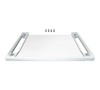 Комплект монтажный Bosch WTZ27500 для соединения стиральной машины с сушильной машиной, выдвижная полка, белый