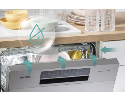 Посудомоечная машина Gorenje GS643D90X, 16компл., A+++, 60см, дисплей, 3 корзины, AquaStop, серый Посудомоечная машина Gorenje GS643D90X, 16компл., A+++, 60см, дисплей, 3 корзины, AquaStop, серый