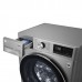 Стирально-сушильная машина LG F2V5GG9T фронтальная, 8.5(5)кг, 1200, A, 47см, дисплей, пар, инвертор, серебристый