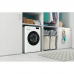 Пральна машина Indesit OMTWSE61051WKUA фронтальна, 6кг, 1000, A+++, 43см, дисплей, люк чорний, білий