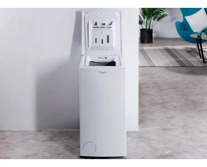 Пральна машина Whirlpool TDLR60210UA вертикальна, 6кг, 1200, A+++, 60см, дисплей, білий Пральна машина Whirlpool TDLR60210UA вертикальна, 6кг, 1200, A+++, 60см, дисплей, білий