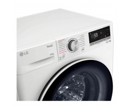 Стиральная машина LG F2V5GS0WW фронтальная, 8.5кг, 1200, A+++, 48см, дисплей, пар, инвертор, белый