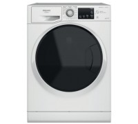 Стирально-сушильная машина Hotpoint NDB10570DAUA фронтальная, 10.5(7)кг, 1600, A, 60см, дисплей, пар, инвертор, люк черный, белый