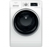 Стирально-сушильная машина Whirlpool FFWDB1176258BCVUA фронтальная, 11(7)кг, 1600, A, 60см, дисплей, пар, инвертор, люк черный, белый