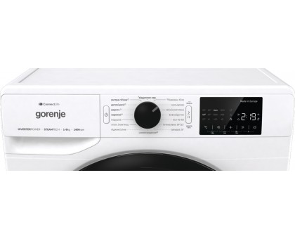 Пральна машина Gorenje WPNEI84SBSWIFI фронтальна, 8кг, 1400, A+++, 46,5см, дисплей, інвертор, пара, Wi-Fi, білий Пральна машина Gorenje WPNEI84SBSWIFI фронтальна, 8кг, 1400, A+++, 46,5см, дисплей, інвертор, пара, Wi-Fi, білий