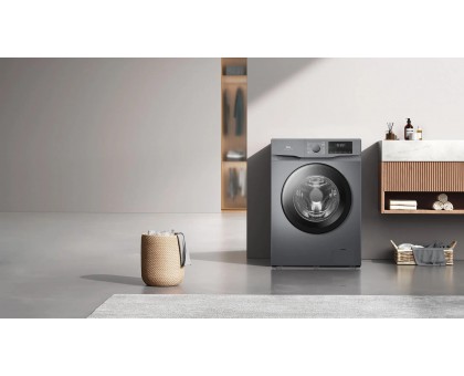 Пральна машина TCL FF1014SA1UA фронтальна, 10кг, 1400, A+++, 62см, дисплей, пара, інвертор, сірий Пральна машина TCL FF1014SA1UA фронтальна, 10кг, 1400, A+++, 62см, дисплей, пара, інвертор, сірий
