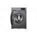 Пральна машина TCL FF1014SA1UA фронтальна, 10кг, 1400, A+++, 62см, дисплей, пара, інвертор, сірий