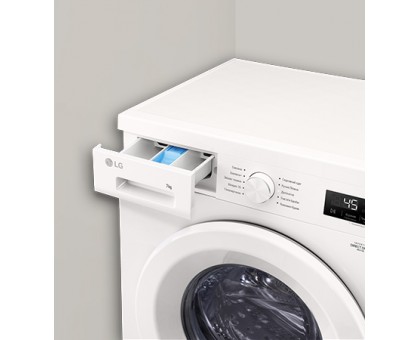 Пральна машина LG F2Y1HS3W фронтальна, 7кг, 1200, A+++, 44см, дисплей, пара, інвертор, білий