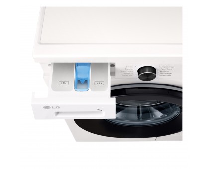 Стиральная машина LG F2Y1HS6W фронтальная, 7кг, 1200, A+++, 44см, дисплей, пар, инвертор, белый