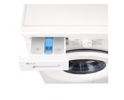 Пральна машина LG F2Y1NS3W фронтальна, 6кг, 1200, A+++, 44см, дисплей, пара, інвертор, білий Пральна машина LG F2Y1NS3W фронтальна, 6кг, 1200, A+++, 44см, дисплей, пара, інвертор, білий
