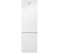 Холодильник Electrolux RNT7ME34G1 з нижн. мороз., 201x60х66, холод.відд.-244л, мороз.відд.-94л, 2дв., А++, NF, інв., диспл внутр., зона св-ті, білий+скло