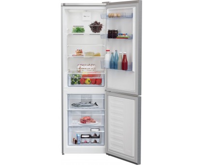Холодильник Beko RCNA420SX с нижн. мороз., 186x60x67, xолод.отд.-215л, мороз.отд.-109л, 2дв., А++, NF, серебристый