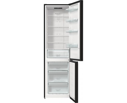 Холодильник с нижн. мороз. камерой Gorenje NRK6202EBXL4, 200х60х60см, 2 дв., 235(96)л, А++, NoFrost+ , LED дисплей, Зона св-ти, черный Холодильник с нижн. мороз. камерой Gorenje NRK6202EBXL4, 200х60х60см, 2 дв., 235(96)л, А++, NoFrost+ , LED дисплей, Зона св-ти, черный