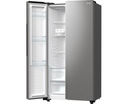Холодильник SBS Gorenje NRR9185EAXL, 179х67х92см, 2 дв., 356(191)л, А++, NF+, Инв. , Зона св-ти, Внешн.диспл, матовый серый Холодильник SBS Gorenje NRR9185EAXL, 179х67х92см, 2 дв., 356(191)л, А++, NF+, Инв. , Зона св-ти, Внешн.диспл, матовый серый