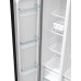 Холодильник SBS Gorenje NRR9185EABXL, 179х67х92см, 2 двері, 356(191)л, А++, NF+, Інв., Зона св-ті, Зовн. Диспл, чорний