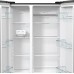 Холодильник SBS Gorenje NRR9185EABXL, 179х67х92см, 2 двері, 356(191)л, А++, NF+, Інв., Зона св-ті, Зовн. Диспл, чорний