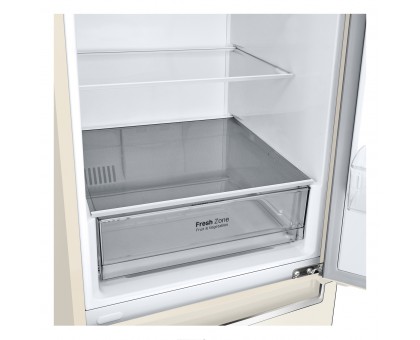 Холодильник LG GC-B459SECL с нижн. мороз., 186x60х68, холод.отд.-234л, мороз.отд.-107л, 2дв., А+, NF, инв., диспл внутр., зона св-ти, бежевый Холодильник LG GC-B459SECL с нижн. мороз., 186x60х68, холод.отд.-234л, мороз.отд.-107л, 2дв., А+, NF, инв., диспл внутр., зона св-ти, бежевый