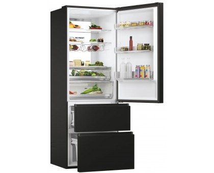 Холодильник Haier HTW7720ENPT многодверный, 200.6x70х67.5, холод.отд.-343л, мороз.отд.-140л, 3дв., А++, NF, инв., дисплей, зона нулевая, черный Холодильник Haier HTW7720ENPT многодверный, 200.6x70х67.5, холод.отд.-343л, мороз.отд.-140л, 3дв., А++, NF, инв., дисплей, зона нулевая, черный