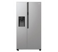 Холодильник SBS Gorenje NRR9185ESXL1, 179х70х92см, 2 двері, 376(190)л, А++, NF+, Інв., Зона св-ті, диспенсер, генератор льоду, Зовн. Диспл, нерж