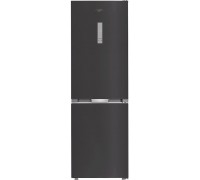 Холодильник Whirlpool WHK25364XBR4U з нижн. мороз., 186.5x60х66.3, холод.відд.-210л, мороз.відд.-104л, 2дв., А++, NF, інв., зона нульова, сірий