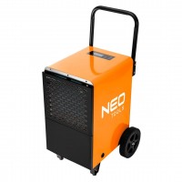 Осушитель воздуха промышленный Neo Tools 90-160 50л/сутки 180м кв 300м куб/ч 750Вт LCD дисплей эл.управление таймер IP22