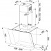 Вытяжка Franke 330.0573.295 наклонная, 90см, 918м.куб/ч, Smart 2.0 FPJ915VBKDG, черный