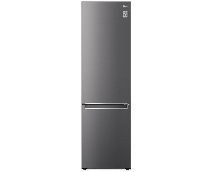 Холодильник LG GC-B509SLCL с нижн. мороз., 203x60х68, , холод.отд.-277л, мороз.отд.-107л, 2дв., А+, NF, инв., диспл внутр., зона св-ти, серый темный