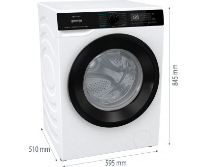 Стирально-сушильная машина Gorenje WD2PA854ADW фронтальная, 8(5)кг, 1400, A+, 51см, дисплей, инвертор, Wi-Fi, белый Стирально-сушильная машина Gorenje WD2PA854ADW фронтальная, 8(5)кг, 1400, A+, 51см, дисплей, инвертор, Wi-Fi, белый