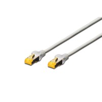 Патч-корд DIGITUS CAT 6a S-FTP, 5м, AWG 26/7, Cu, LSZH, серый