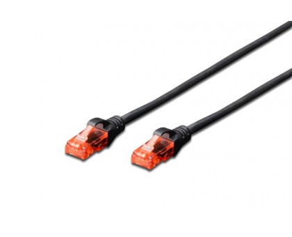Патч-корд DIGITUS CAT 6 UTP, 5м, AWG 26/7, CCA, PVC, чорний Патч-корд DIGITUS CAT 6 UTP, 5м, AWG 26/7, CCA, PVC, чорний