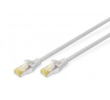 Патч-корд DIGITUS CAT 6a S-FTP, 30м, AWG 26/7, Cu, LSZH, сірий