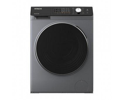 Прально-сушильна машина Hitachi BD-D802HVOS фронтальна, 8(5)кг, 1400, A, 60см, дисплей, пара, інвертор, cріблястий Прально-сушильна машина Hitachi BD-D802HVOS фронтальна, 8(5)кг, 1400, A, 60см, дисплей, пара, інвертор, cріблястий