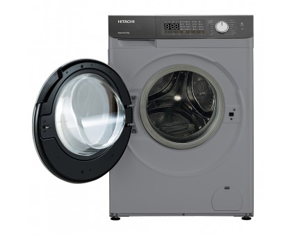 Прально-сушильна машина Hitachi BD-D802HVOS фронтальна, 8(5)кг, 1400, A, 60см, дисплей, пара, інвертор, cріблястий Прально-сушильна машина Hitachi BD-D802HVOS фронтальна, 8(5)кг, 1400, A, 60см, дисплей, пара, інвертор, cріблястий