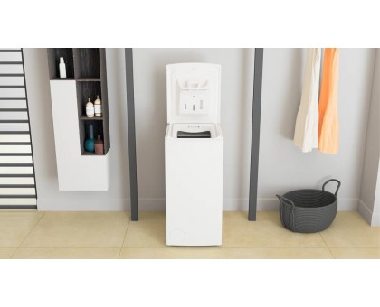 Пральна машина Whirlpool TDLR55020SUA вертикальна, 5,5кг, 1000, A++, 60см, дисплей, білий