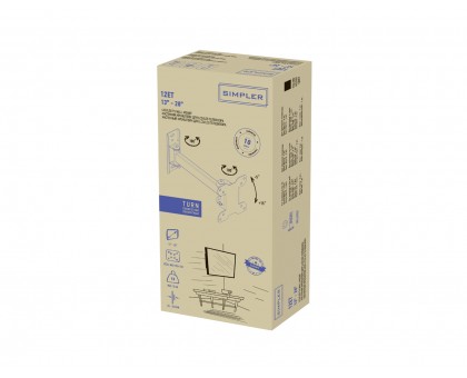 Кріплення ТВ поворотне Simpler 12ET 18-28" Кріплення ТВ поворотне Simpler 12ET 18-28"