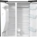 Холодильник SBS Gorenje NRR9185ESBXL, 179х70х92см, 2 дв., 376(190)л, А++, NF+, Инв. , Зона св-ти, диспенсер, генератор льда, Внешн.диспл, черный