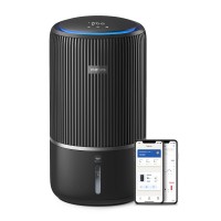 Очиститель воздуха Philips AC3421/13 2 в 1 PureProtect Water Series 3400, 78м2, 300м3/час, НЕРА,предварит.,угольный фильтр, Wi-Fi, датчик качества, температуры, влажности, темно-серый