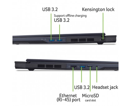 Ноутбук Acer NH.QX5EU.001 Predator Helios Neo 16 PHN16-73 16" WQXGA, Intel U7-255HX, 16GB, F1TB, NVD5070-8, Lin, чорний Ноутбук Acer NH.QX5EU.001 Predator Helios Neo 16 PHN16-73 16" WQXGA, Intel U7-255HX, 16GB, F1TB, NVD5070-8, Lin, чорний