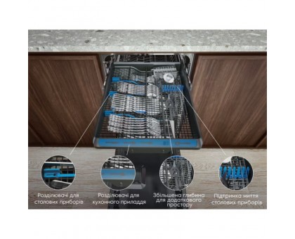 Посудомийна машина Electrolux KEMB3301L вбудована, 10компл., D, 45см, дисплей, інвертор, 3й кошик, чорний Посудомийна машина Electrolux KEMB3301L вбудована, 10компл., D, 45см, дисплей, інвертор, 3й кошик, чорний