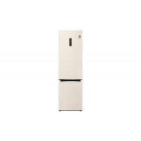 Холодильник LG GC-B509MEWM с нижн. мороз., 203x60х68, холод.отд.-277л, мороз.отд.-107л, 2дв., А++, NF, инв., диспл внешн., зона св-ти, бежевый