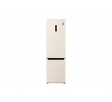 Холодильник LG GC-B509MEWM с нижн. мороз., 203x60х68, холод.отд.-277л, мороз.отд.-107л, 2дв., А++, NF, инв., диспл внешн., зона св-ти, бежевый