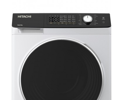 Стирально-сушильная машина Hitachi BD-D802HVOW фронтальная, 8(5)кг, 1400, A, 60см, дисплей, пар, инвертор, белый Стирально-сушильная машина Hitachi BD-D802HVOW фронтальная, 8(5)кг, 1400, A, 60см, дисплей, пар, инвертор, белый