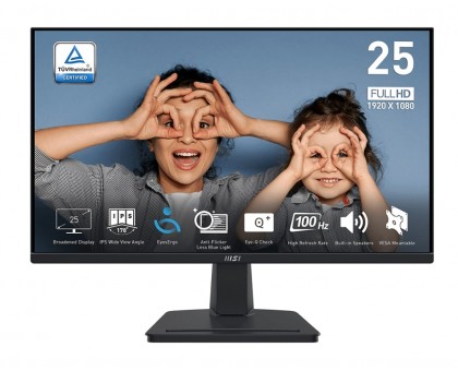 Монитор MSI 9S6-3PC2CM-002 24.5" PRO MP251 D-Sub, HDMI, MM, IPS, 100Hz, 4ms, sRGB 101% Монитор MSI 9S6-3PC2CM-002 24.5" PRO MP251 D-Sub, HDMI, MM, IPS, 100Hz, 4ms, sRGB 101%
