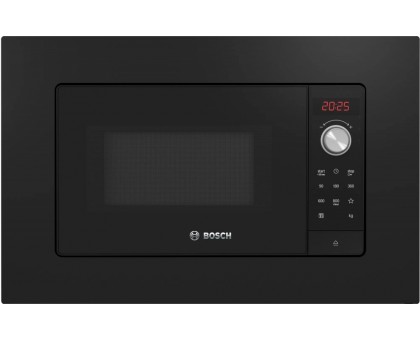 Мікрохвильова піч Bosch BFL623MC3 вбудована, 20л, електр. керув., 800Вт, дисплей, чорний Мікрохвильова піч Bosch BFL623MC3 вбудована, 20л, електр. керув., 800Вт, дисплей, чорний