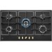 Варильна поверхня Electrolux KGS9536RN газова, 90см, чавун, чорний